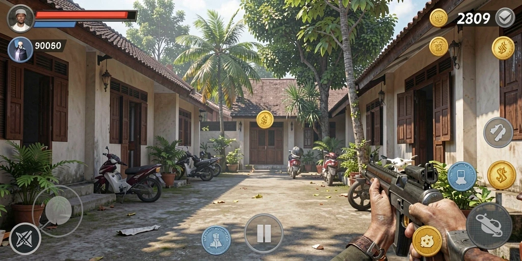 gatotkaca123 - Karakter unik yang dapat dimainkan di dalam game.